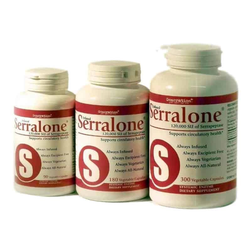 Serralone® | High-Potency Serrapeptase for Fibrin Breakdown, Lymph Flow & Cellular Waste Clearance